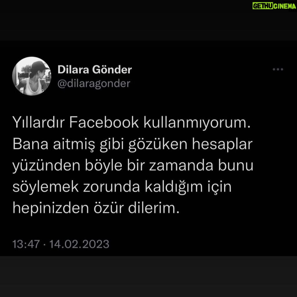 Dilara Gönder Instagram -