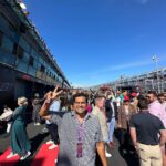 Dilruk Jayasinha Instagram - From last Sunday - me playing it TOTALLY COOL at The Melbourne @f1! Thanks @paramountplusau for the incredible experience and access to the pit! I’d like to think that me crop dusting Le Clerc’s pit crew contributed to his DNF ! (Jokes I like Charles, don’t come at me 🙏🏾) F1 Australian Grand Prix