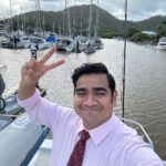 Dilruk Jayasinha Instagram - Boat people! One of the highlights of this season of Utopia was the trip to Cairns for last week’s ep. Here’s some of the BTS silliness including some boudoir-esque photographer skills of @jacksontozer. #UtopiaABC @workingdogprod Cairns, Queensland, Australia