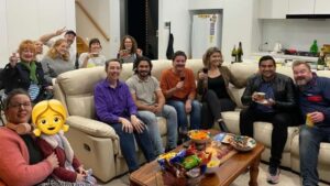 Dilruk Jayasinha Instagram - After 4 years hiding, old mate “Ashan De Silva” is back with the same levels of enthusiasm and love for rules and systems! Watching Ep 1 of Utopia on Wednesday night with some of the cast and crew was a real treat, including the alternative Utopiverse where Jim & Ash catch up for tacos to chat about the Hawks! 7 more eps to go so the fun and frustrations have only just begun! Hope you enjoy watching it as much as we do! Huge thanks to @workingdogprod for putting the band back together #Utopia