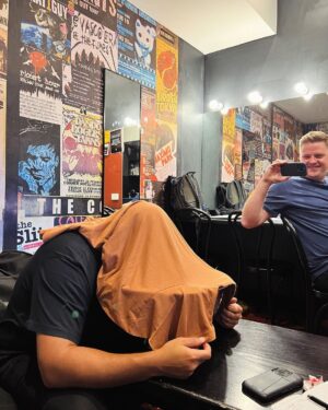 Dilruk Jayasinha Instagram - So waking up with no voice on the day of my standup special taping wasn’t ideal. But having @tomcballard’s incredible support of papping me while I did preshow steam inhalation was still special. As croaky and squeaky as this taping will disappointingly sound, I still had a blast thanks to the amazing work of Tom, all at Token Artist, @stupidold, @cornerhotel and last but not least every single audience member who packed out the venue and showed so much love. With that I can semi retire my “Heart Stopper” show and get to working on 2024’s tour “PRELOVED” 🏺