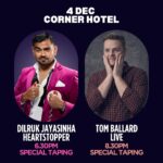 Dilruk Jayasinha Instagram – LIVE TAPING! People of my hometown Melbourne, I’m joining forces with @tomcballard who is easily one of the best standup comedians Australia ever produced, and we are filming our standup hours back to back. Both on MON Dec 4th at @cornerhotel, 6.30pm for my “Heart Stopper” show about my widdle heart attack last year, and 8.30pm to see Tom crushing for an entire hour like he always does. Tix from @comedy_au and the link in my bio. Would be really awesome to have a packed audience for the taping so see you there and if you can’t make it tell ya pals to help me put their bums on those seats. ❤️‍🩹🙏🏾