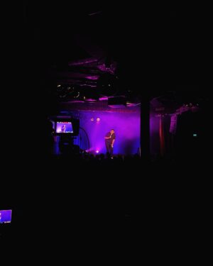 Dilruk Jayasinha Instagram - So waking up with no voice on the day of my standup special taping wasn’t ideal. But having @tomcballard’s incredible support of papping me while I did preshow steam inhalation was still special. As croaky and squeaky as this taping will disappointingly sound, I still had a blast thanks to the amazing work of Tom, all at Token Artist, @stupidold, @cornerhotel and last but not least every single audience member who packed out the venue and showed so much love. With that I can semi retire my “Heart Stopper” show and get to working on 2024’s tour “PRELOVED” 🏺