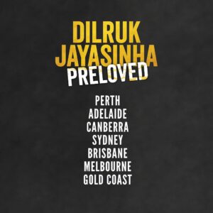 Dilruk Jayasinha Instagram - And away we go! So excited to finally announce the 2024 national tour of my new standup hour PRELOVED today! It’s a fun show about trying to put myself back together after a not so fun year of heart issues (both attacks & aches). Tix link in bio! @comedy_au 📸: @ian.laidlaw h&mu: @morgan.tc 

Also just for my own interest - comment below if you get the reference of the image 🙏🏾