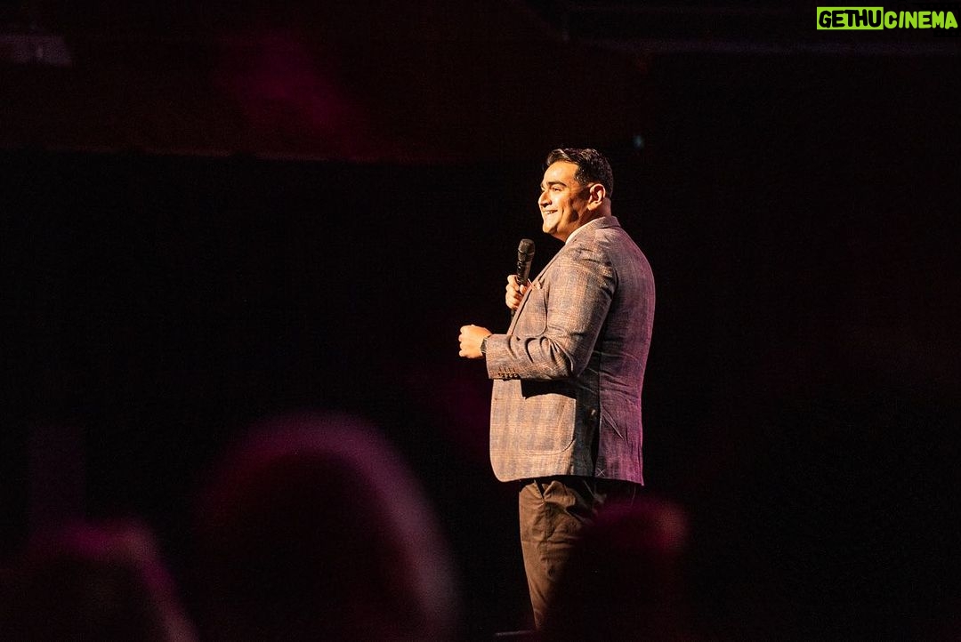 Dilruk Jayasinha Instagram - Last Friday night! Some incredible shots by @nickmickpics at the @justforlaughs_syd gala show at The Sydney Opera House. An absolute dream gig! Thanks one and all!