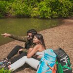 Dimpi Sanghvi Instagram - We have found the perfect companion for our adventures! The invisibly lightweight Skybags rucksack makes comfort and style a part of every journey. Outfit for Dimpi - @gymsquad_in #SkybagsRucksacks #Lightweight #Keep Trending #iamshashhtravels #DimpiTravelDiaries #TravelBloggers #LuxuryTravelInfluencers