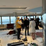 Diplo Instagram - antarctica day 5.. no one told me salt water freezes at 27 degrees .. I’ve jumped into the ocean anyway. it was the coldest cold u could feel. Went up to the lounge and @rhye was singing . Last night I officiated my first wedding and sang their first song . . It was very beautiful . Will never forget : I also got ordained online during morning popp for 30 dollars so they are actually are married .. (they probably thought it was a joke) then oliver tree djed some dubstep metal kind of music at 4 am . the boat crew went mad.. next morning we climbed to the top of a mountain on the continent to see more whales . they spouted at us in joy. We also ate 2 million year old ice .. It was salty. did not love.. 🚫. later in the afternoon i did some acroyogs & we took selfies with icebergs from the ships bow. then me @flume and @hayes_bradley played a marathon dj set til sunrise (the sun never sets so there isn't really a sunrise. Woke up and saw some more penguins. This is paradise. love you and will report back tomorrow. Antarctica