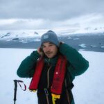 Diplo Instagram - antarctica day 5.. no one told me salt water freezes at 27 degrees .. I’ve jumped into the ocean anyway. it was the coldest cold u could feel. Went up to the lounge and @rhye was singing . Last night I officiated my first wedding and sang their first song . . It was very beautiful . Will never forget : I also got ordained online during morning popp for 30 dollars so they are actually are married .. (they probably thought it was a joke) then oliver tree djed some dubstep metal kind of music at 4 am . the boat crew went mad.. next morning we climbed to the top of a mountain on the continent to see more whales . they spouted at us in joy. We also ate 2 million year old ice .. It was salty. did not love.. 🚫. later in the afternoon i did some acroyogs & we took selfies with icebergs from the ships bow. then me @flume and @hayes_bradley played a marathon dj set til sunrise (the sun never sets so there isn't really a sunrise. Woke up and saw some more penguins. This is paradise. love you and will report back tomorrow. Antarctica