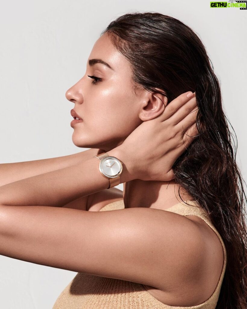 Disha Patani Instagram - Softly sculpted. @dishapatani wears Calvin Klein timepieces.