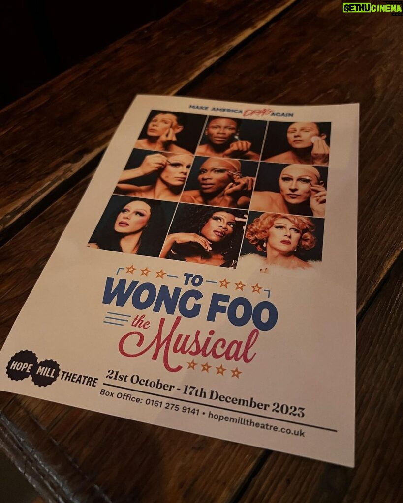 Divina De Campo Instagram - Went to @hopemilltheatre to watch #toowongfoo by Douglas Carter Beane last night and what a beautiful production! The Gurls are great and the cast put on such a camp show, it’s a great adaptation of the original screenplay and the songs are fab, I left humming which is always a good sign. It runs at Hopemill till mid December go and see it! I’m pretty sure it has a life after this. It’s a lot of fun with some great heart. The band are cracking as well headed up by my mate @andrewhiltonmd ❤️❤️❤️ @ghaney22 @lewisflinn @leeharriscreative @petercaulfield @pablogomezj @carolynmaitland @samantha_bingley @theo.maddix @duncanburtstagram @nataliedayuk @ayeshacarley @scotthunter.93 @arthurhboan @alexanderkranz_ @jamil_abbasi @megandtruin @emily.ooi @jermainewoods @susiefenwick @janemcmurtrie @thebradsimmons @bobcarrrrr @theotambourinikay #theatre #drag #dragraceuk #show #musicaltheatre #manchester Hope Mill Theatre