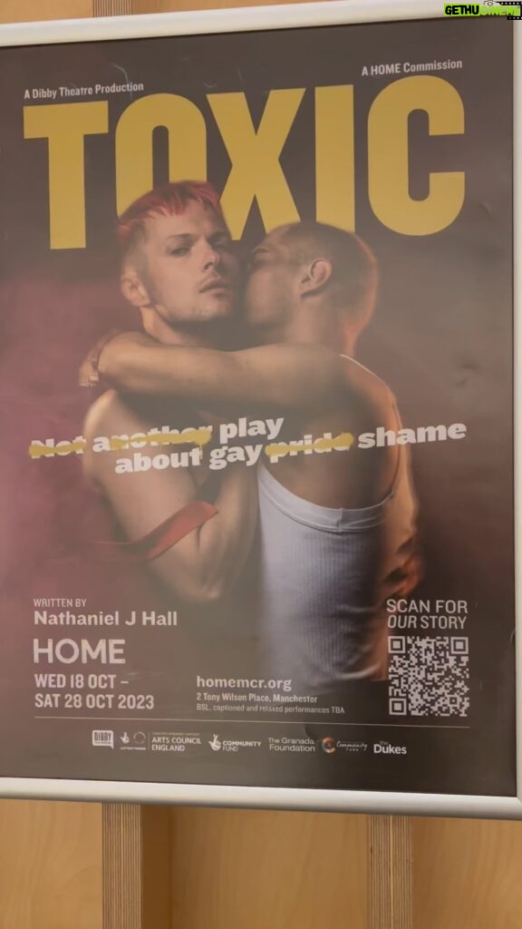 Divina De Campo Instagram - Went to see @nathanieljhall new show #Toxic at @homemcr it’s a great show exploring a journey into love and how we f%#€#% it up! It’s a funny, beautiful, poignant and beautifully personal show. Another triumph from Nathaniel. Catch it while you can lovers! #theatre #lgbtq #hivpositive #honest