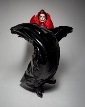 Divina De Campo Instagram - Had these taken an age ago now but I love them so wanted you to see them 

Wig me 
🔝 @sinrgystudio 
👗 @freakcouturemcr 
📸 @kelvin_oh_my_media 

#drag #dragraceuk #dragqueen #witchyvibes #mua #makeup #model #paintitblack