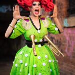 Divina De Campo Instagram - I adore Panto and love that @dragraceukbbc payed homage to it this week! It was panto that inspired my hometown look for series 1. Panto and the theatre was such a big part of growing up in #Brighouse ; the Civic hall, St Mathews, St John’s and the occasional school pantos too. Each part of the costume references something to do with the town in some way from the canals to the brass bands the white rose of yorkshire and even Gravy! #panto #drag #dragraceuk #hometown #foamwig #UK #og