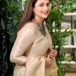 Divyanka Tripathi Instagram - Do what makes your soul happy. I vote for 5 modaks a day.😁 . . . . . Outfit - @shubhayu2524 Jewellery - @rubans.in PR - @oakpinionpr @sonalitambe