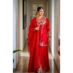 Divyanka Tripathi Instagram – Put on your red, drive away your blues! ❤️
.
.
.
Styling: @stylebysugandhasood
Outfit: @emiraasbyindrani
Jewellery: @rimayu07 
Makeup : @sharukh_rocks902
Photographer : @prathameshb84