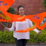Divyanka Tripathi Instagram - With the masses joining in to welcome Sri Ram ji...here's my personal account of religious fervor from Bhopal.