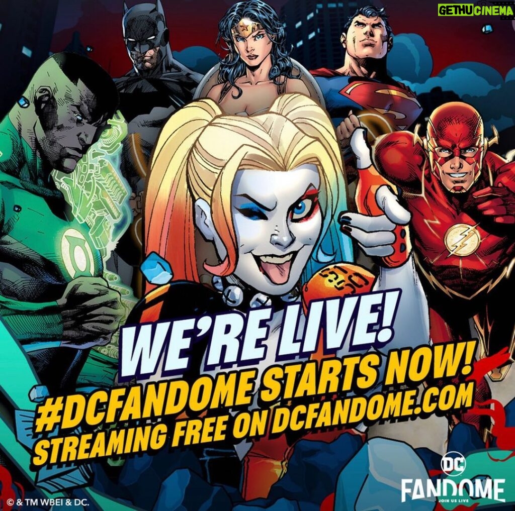 Djimon Hounsou Instagram - Are you watching? Holy #DCFanDome, Batman! The epic global DC fan experience is live NOW on DCFanDome.com! Join us for just over 3.5 hours as we reveal more about the DC Multiverse 🎉 https://www.dccomics.com/HowToWatchDCFanDome
