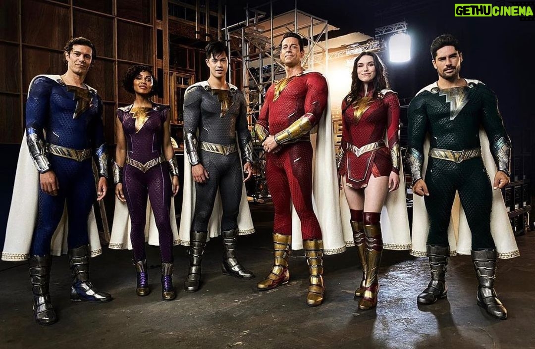 Djimon Hounsou Instagram - Fam first. #SHAZAM: Fury Of The Gods! ⚡