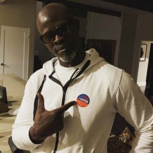 Djimon Hounsou Instagram - What a #privilege... #2020election🇺🇸
