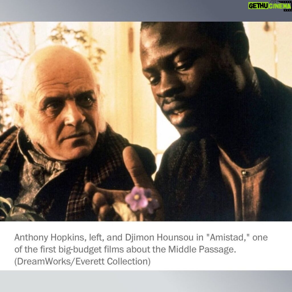 Djimon Hounsou Instagram - Had the pleasure of being interviewed by Helena Andrews-Dyer from The Washington Post to discuss the depictions of slavery in popular films including my own, “Amistad.” Link in bio for the full article🙏🏿