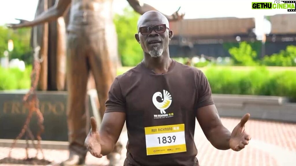 Djimon Hounsou Instagram - Join me on Sep 30 for RUN RICHMOND 16.19, the cultural running & walking event that lets you experience +400 years of Black History. My nonprofit is organizing this unique event with @bhmva and @sportsbackers in Richmond, VA. 👉🏼👉🏽👉🏾 Find link in bio