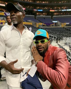 Djimon Hounsou Instagram - @iambangalee It’s my blissful day #happybithday brother D’banj