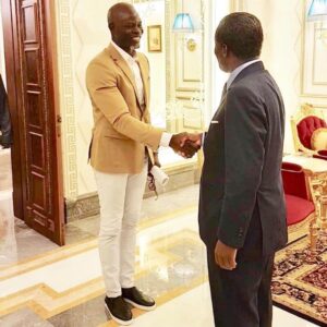 Djimon Hounsou Instagram - #Royalreception #teddynguema thank you for the kind reception #EquatorialGuinea #benedictions