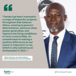 Djimon Hounsou Instagram – “… I believe we have an inherent obligation to make amends for the damage we’ve caused to the environment, and supporting the work of Tembo is a significant step towards fulfilling that goal. Join us in our mission to preserve nature while improving lives.” – Djimon Hounsou. 
 
Let’s work together to create a sustainable future for generations to come. #climateaction #TemboClimate #sustainability Sub-Saharan Africa