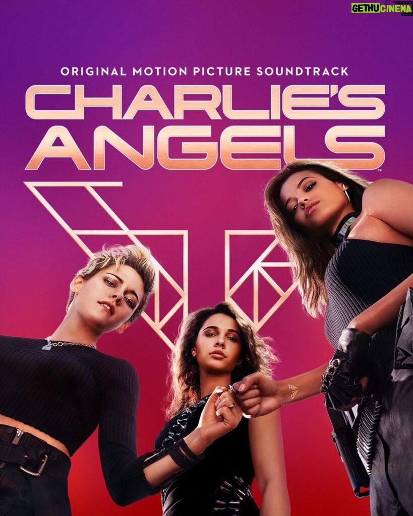 Djimon Hounsou Instagram - New #CharliesAngels poster but that’s not all... Pre-order the soundtrack now, executive produced by the one and only @ArianaGrande❣️ -- available November 1 🎶