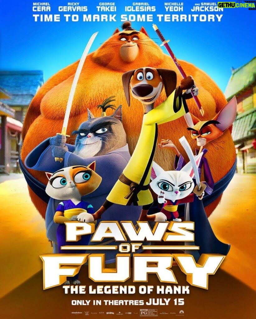 Djimon Hounsou Instagram - Something Sumo-size is coming this summer. Get ready to see #PawsofFury in theatre July 15.