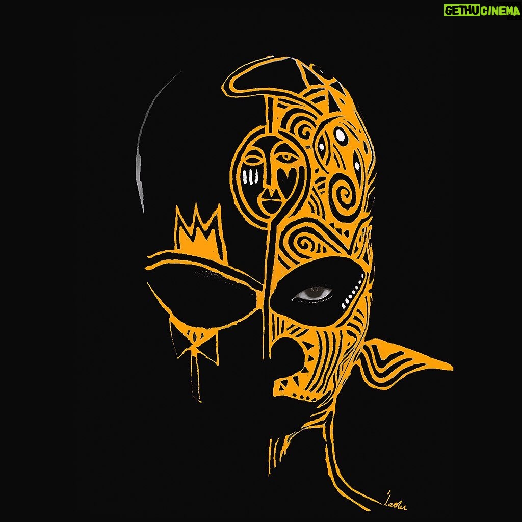 Djimon Hounsou Instagram - The “Time To Heal” premium auction is now live on Binance NFT Marketplace. ‘Eyes’ represent all-seeing wisdom & intelligence. The series consists of five unique portraits in which the amazing artist, Láolú, applied his body art known as the Sacred Art of the Orí to my face and shoulders. #TimeToHeal #NFT #Africa #Slavery #sacredartoftheori #BinanceNFT #BinanceCharity