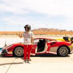 Dominic Howard Instagram – Driving this Ferrari 488 evo racing beast was smooth as ⚡️Still on the market for a team who needs a driver 😂 Thanks for having us @dreamracing Las Vegas, Nevada