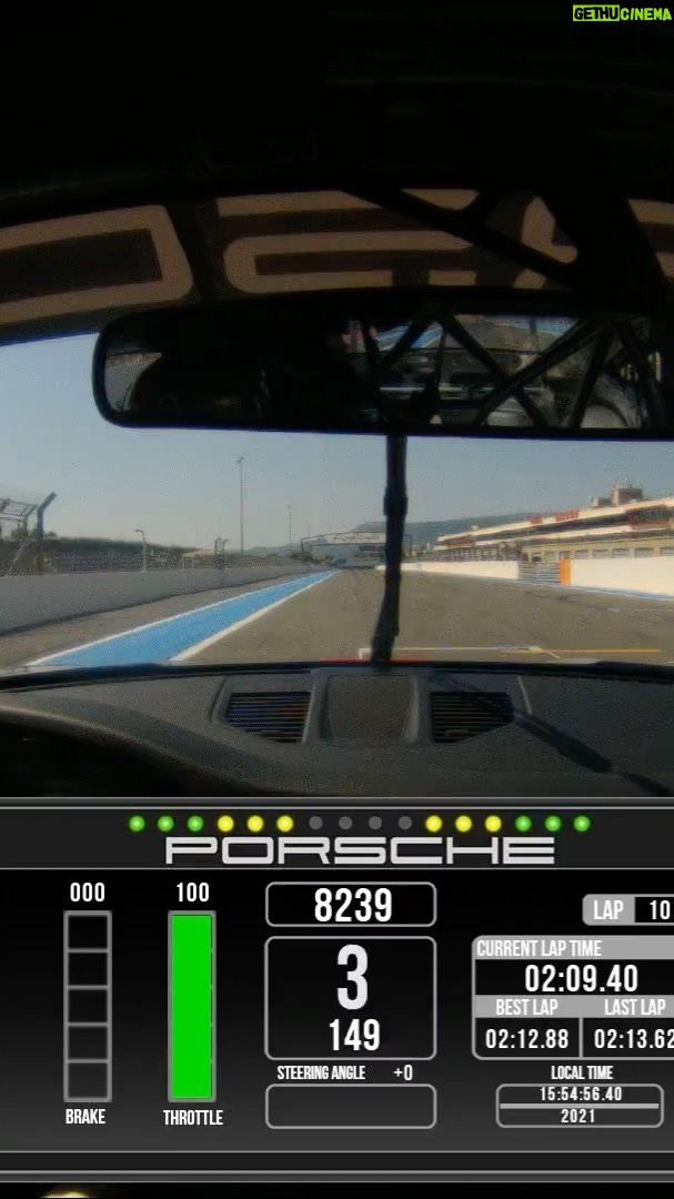 Dominic Howard Instagram - Full lap. 2 mins of terror