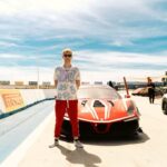 Dominic Howard Instagram – Driving this Ferrari 488 evo racing beast was smooth as ⚡️Still on the market for a team who needs a driver 😂 Thanks for having us @dreamracing Las Vegas, Nevada