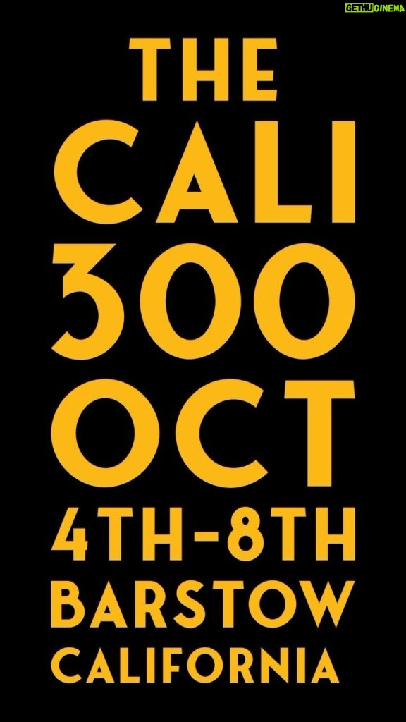 Dominick Reyes Instagram - @TheCalifornia300 Off-Road Race returns to Barstow, CA October 4-8.  All pre-purchased tickets come with a FREE Cali 300 t-shirt and kids under 12 are free.  Come watch trucks, buggies, UTV’s, bikes and youth racers battle through the infamous Barstow whoops at the official Start/Finish located at Barstow Main OHV Area off Outlet Center Drive.   Complete details on tickets & parking at thecalifornia300.com