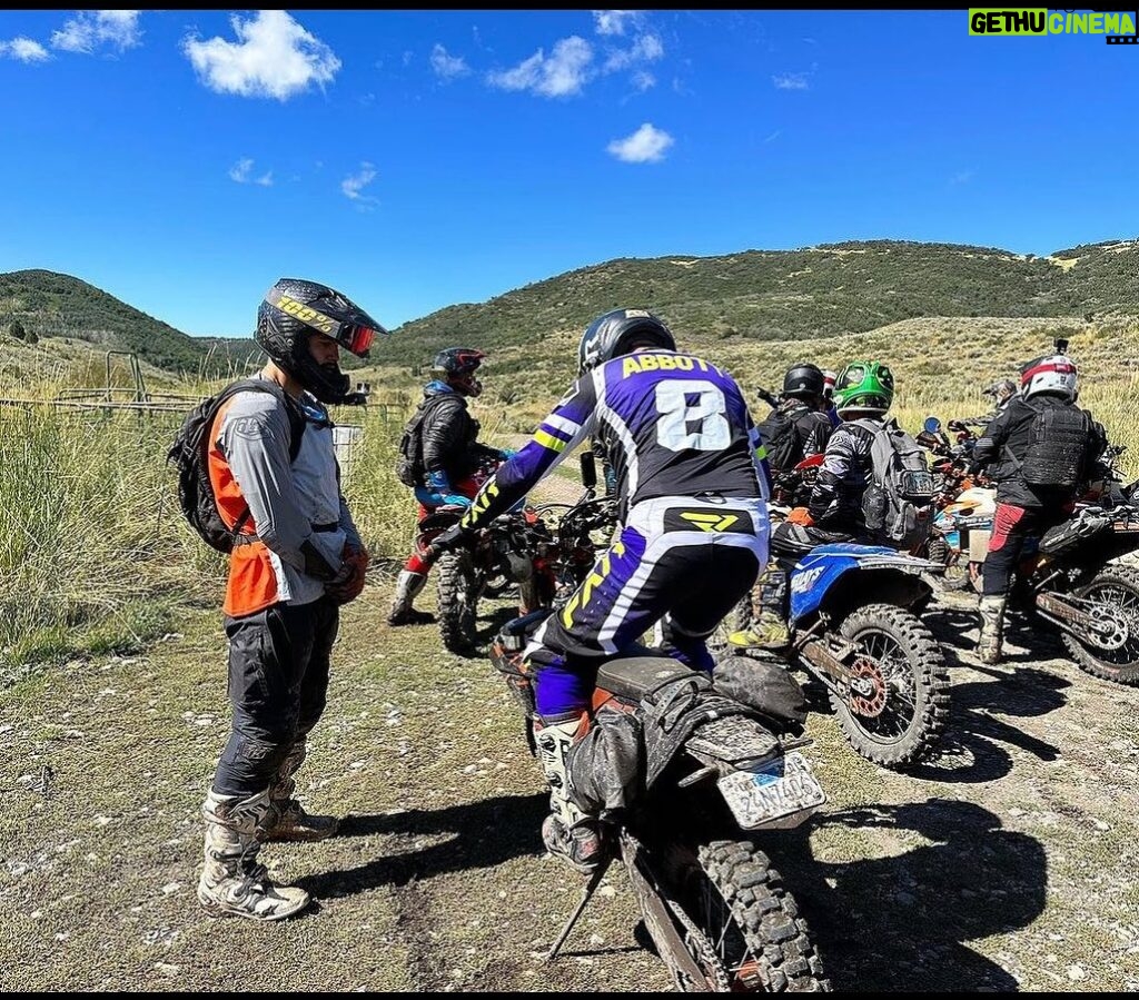 Dominick Reyes Instagram - Spent the last week in Park City with @speedandsportadventures riding around 100 miles per day! It was an incredible challenge/adventure and I’m so grateful to of been a part of it. The friendships I made will last a lifetime and the knowledge I gained will get up the next mountain. Though the riding was absolutely epic, the people I encountered were the highlight. It was a great reminder that there are really good people out there even in this mixed up world. 2 wheels keeps us grounded. Cheers to the ride 🍻 @just_eddyota @mason_klein1 @destryabbott @airtime_cooper @grantlangston8 @lifeofhyphen @kaleb.retz @motoheadllc @mystic_moto @vanessa_rose_z @evoidaho @kdean327 @kenfaught24 @kato.foto @black_sky_entertainment @le.xi_weihe7 @lendon_smith355a @gornik_twins @k.clyde @tele_dave @racinace1 @cooper__n12 @whereiscolesmith @toddwallace73w @jasonlabby @gonzales707 If I didn’t tag you I just couldn’t remember everyone’s insta :) #moto #adventure #passion #dirtbikes #rally #nature #brapp #friendship #dualsport #keepthebikemoving