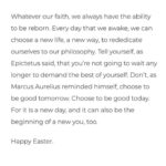 Dominick Reyes Instagram – The year is 33. I will re-emerge. He is me and I am him. All is one and one is all. God bless you all on this beautiful Easter Sunday. #thankyouforyoursacrifice #jesus #godsplan
Repost: @dailystoic