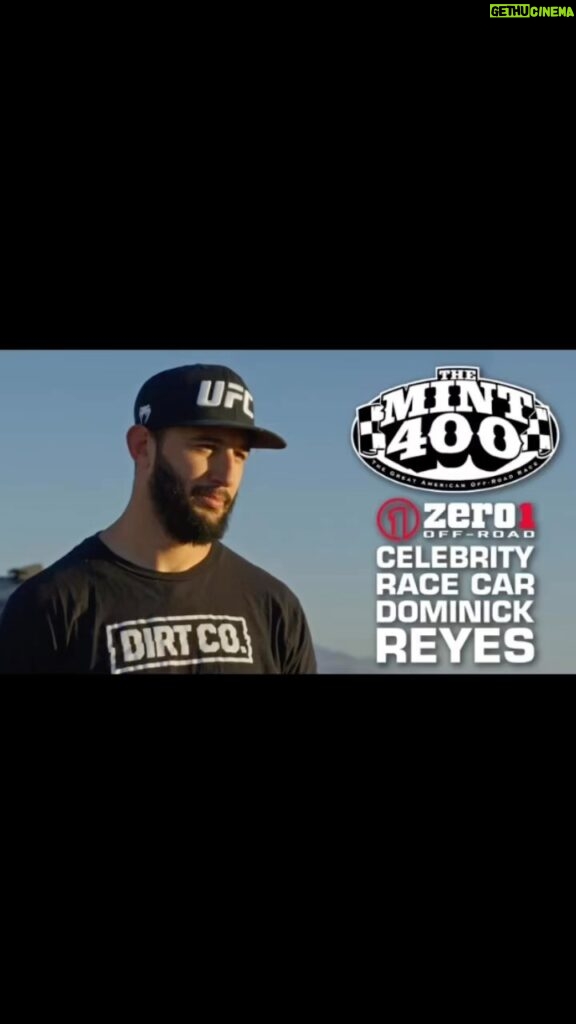 Dominick Reyes Instagram - Go with UFC Fighter Dominick “The Devastator” Reyes as he gets his first test session in the Mint 400 Zero 1 Celebrity Car in preparation for the 2023 BFGoodrich Tires Mint 400! Born in the high desert area of Southern California Dominick is no stranger to off-roading spending much of his downtime in Glamis and Barstow in his UTV. Dominick joins the long list of MMA Athletes, Actors, and Celebrities that have raced the Mint 400 including: MMA Fighters: Dominick Cruz Cain Velasquez Yair Rodríguez Brian Ortega Dan Henderson Ryan Bader Donald Cerrone Athletes: Demarcus Ware Andrew East Shawn Johnson East Actors: Steve McQueen James Garner Patrick Dempsey Chuck Norris Larry Wilcox Musicians: Ted Nugent Jesse Hughes Celebrities: Jesse James Jay Leno Heavy D Diesel Dave Racers: Parnelli Jones Davy Jones Al Unser Rick Mears Rodger Ward Mickey Thompson #mint400 #zero1offroad #madmedia #thedevastator