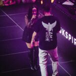 Dominika Mirgová Instagram – V tak dôležitý večer stáť na jednom pódiu s @majkspirit bol vždy môj sen ✨🫶🏼 top energia! ďakujem! A gratulujem k novému albumu 👏🏼

📸 @jozefbuhaj