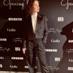 Dominique Devenport Instagram - ✨Berlin Opening Night 2024✨ the 74th Berlinale has begun… thank you @charlotte.gindreau for the beautiful look ♡ Jewelry: @messika Suit: @ivyoakstories Shirt: @helenegalwas_official Bag & Shoes: @louboutinworld #berlinale2024 @stiljaeger_pr @wehypeyou Berlinale - Berlin International Film Festival
