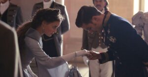 Dominique Devenport Instagram - Let it begin!👑
all six episodes of SISI now streaming on rtl+

thank you to all the wonderful people working on this project for making it such an amazing experience ♡ 

@svenbohse @micha_schreitel @jannik.schuemann @paulinerenevier @david.korbmann @giovanni_funiati @tanjaschleiff_official @desireenosbuschofficial @jazztufanio 

@sisi.rtl 
@rtlplus