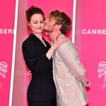 Dominique Devenport Instagram - CANNES @canneseries @sisi.rtl @svenbohse @jannik.schuemann @paulinerenevier @giovanni_funiati @jazztufanio #juliastemberger Thank you @lalaberlin for the outfit