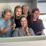 Dominique Devenport Instagram - ♡ impressions to end the year ♡ 10 random pictures taken on set, behind the scenes or on the carpet - thank you to all the people who are in these images, in one of the many other photographs and/or in my memories of 2023, thanks for being part of this year and for making it special ♡ special thanks to @gina_mueser who is not in these pictures but part of every project, I love working with you ♡ #davos1917 #sisiseason3 @janericmack @penner.julia @joschfetten @jannik.schuemann @ievamarrija @beata_art_wig_studio @ievas_muah @zozefine_