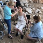 Dominique Devenport Instagram - ♡ impressions to end the year ♡ 10 random pictures taken on set, behind the scenes or on the carpet - thank you to all the people who are in these images, in one of the many other photographs and/or in my memories of 2023, thanks for being part of this year and for making it special ♡ special thanks to @gina_mueser who is not in these pictures but part of every project, I love working with you ♡ #davos1917 #sisiseason3 @janericmack @penner.julia @joschfetten @jannik.schuemann @ievamarrija @beata_art_wig_studio @ievas_muah @zozefine_