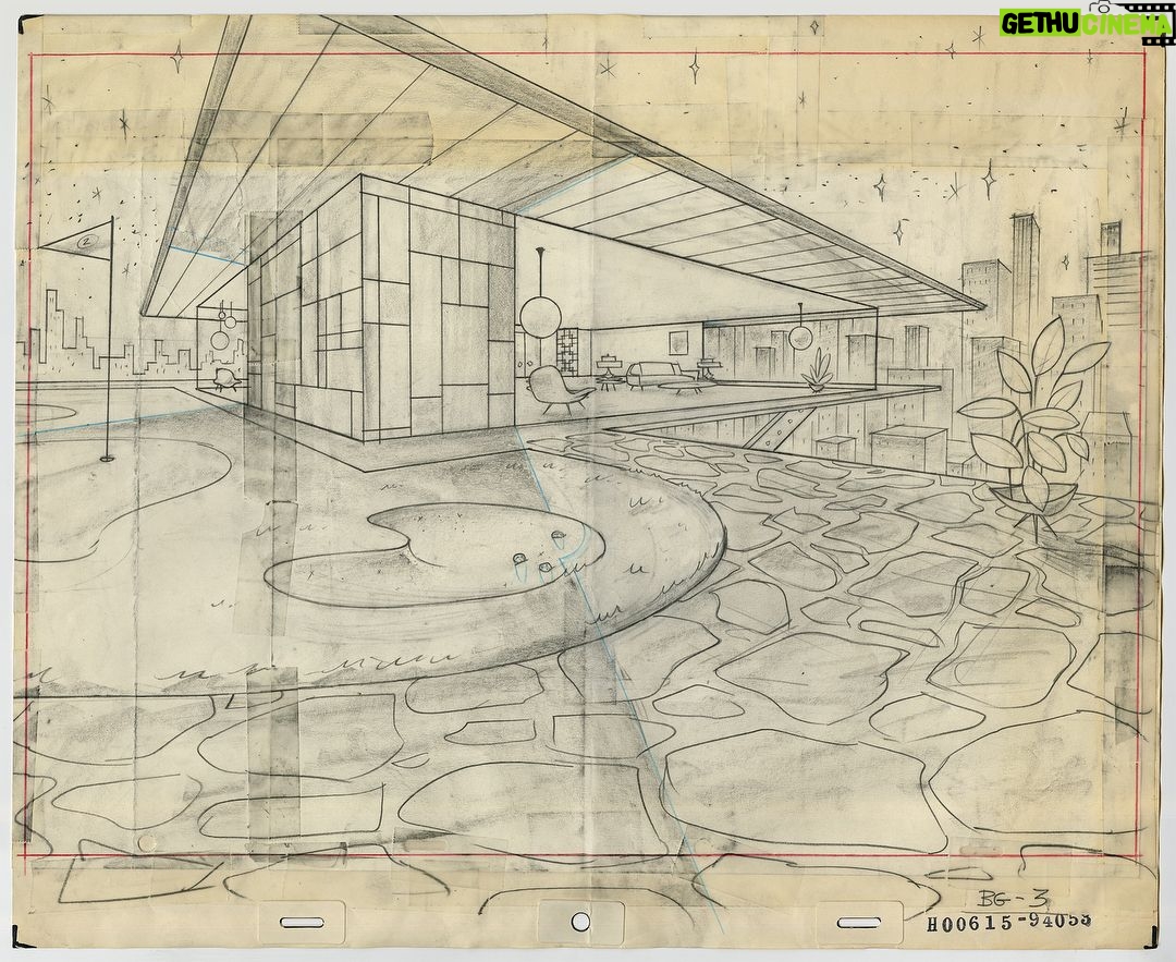 Don Shank - 384 Likes - 1995 - I just found this background drawing I did from a short I made at Hanna-Barbera with @charliejamesbean and @careyyost called "Buy One, Get One Free". Key paintings by @scott.wills Last two images are low res screenshots from the video.