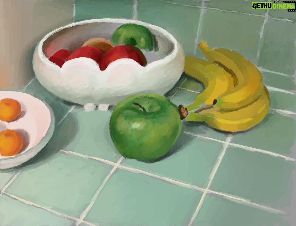 Don Shank Instagram - Unfinished still life. I like doing this kind of painting once in a while, but usually I get bored with it before I finish.