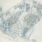 Don Shank Instagram - Pescheria Marcovaldo. This one is a heartbreaker. There was a long period of time where scenes took place in here. But in the final movie the doors aren't even open. This is one of my favorite drawings from my time on Luca but it wasn't meant to be. #luca #pixarluca #pixar #pencilonpaper #setdesign #deadfish #happydeadfish Pixar