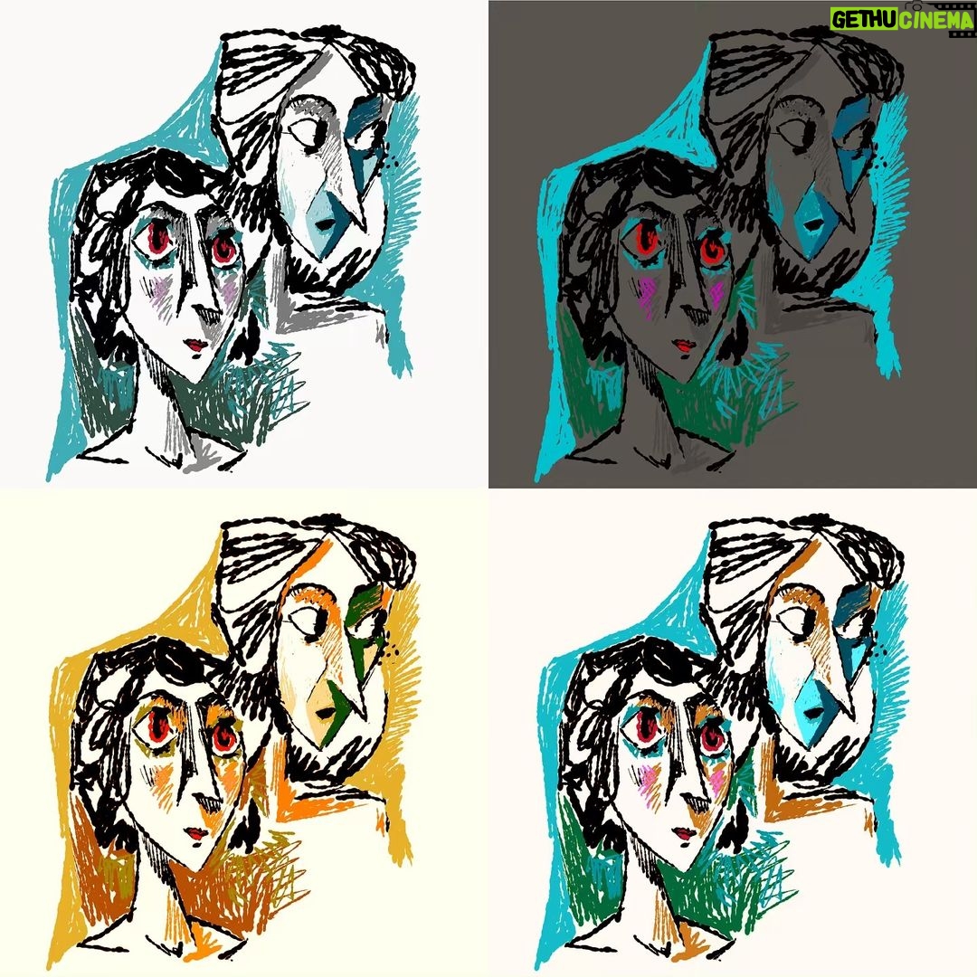Don Shank Instagram - Goofing and color variations on goofing. #digital