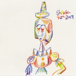 Don Shank Instagram - Multicolor pencil. I just draw, it picks the color.