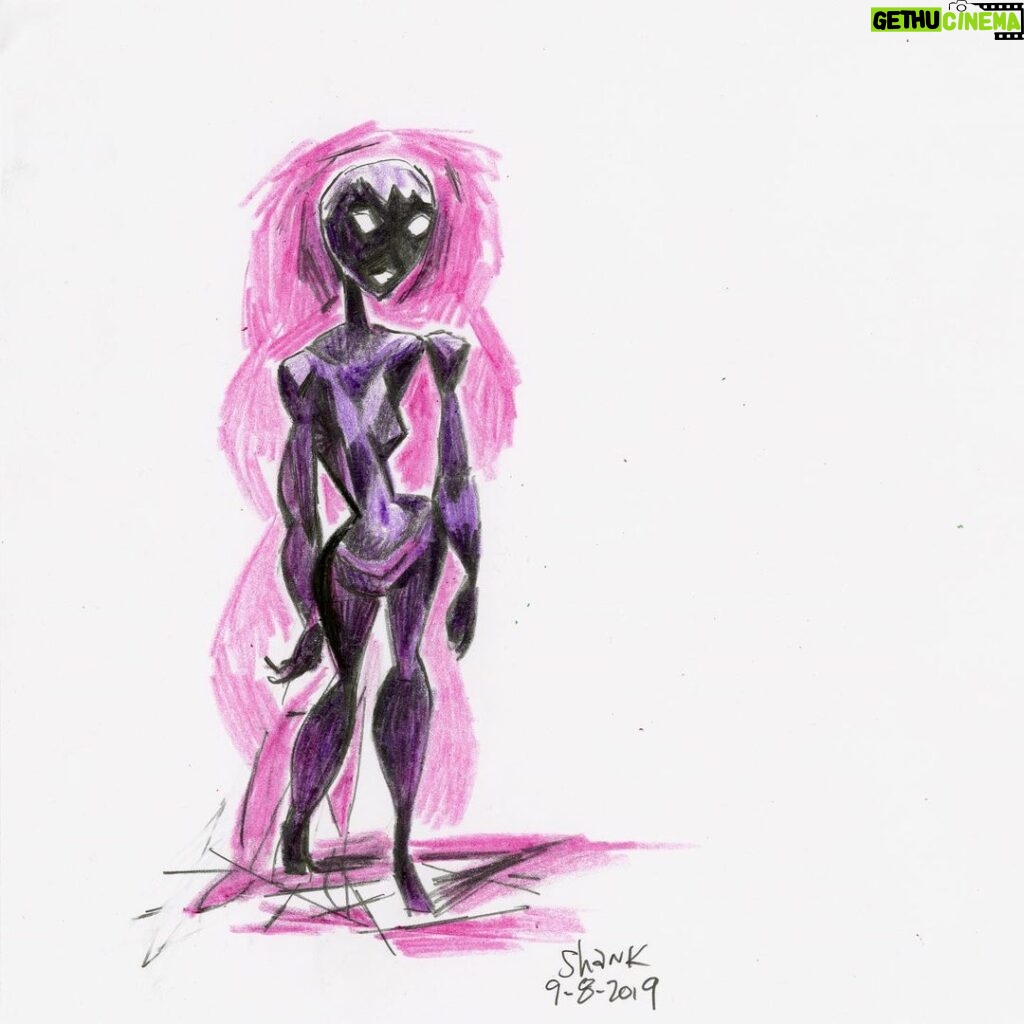 Don Shank Instagram - #crayon #purplefigure
